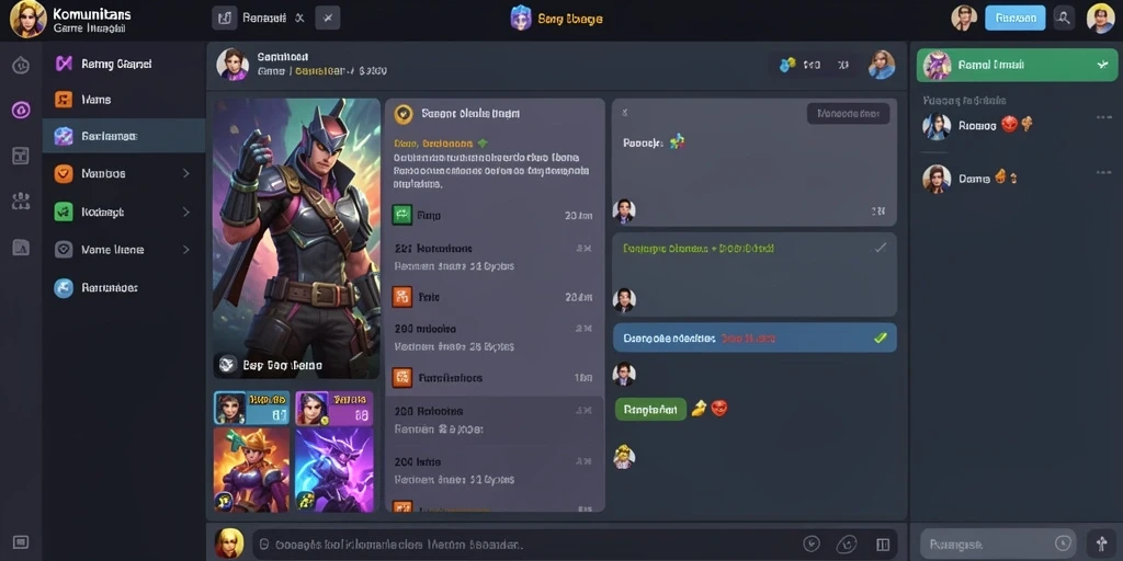 Screenshot dari event komunitas yang menarik.