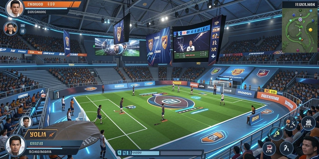 Fitur multiplayer yang memungkinkan interaksi dengan pemain lain.